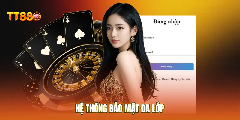 Hệ thống bảo mật đa lớp được kích hoạt ngay khi bạn Đăng nhập TT88 thành công